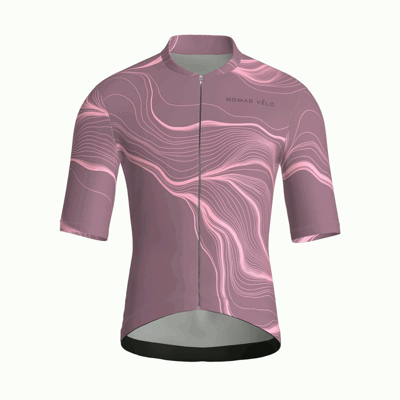 Contour Mauve Jersey – Cycling Short Sleeve Race Fit