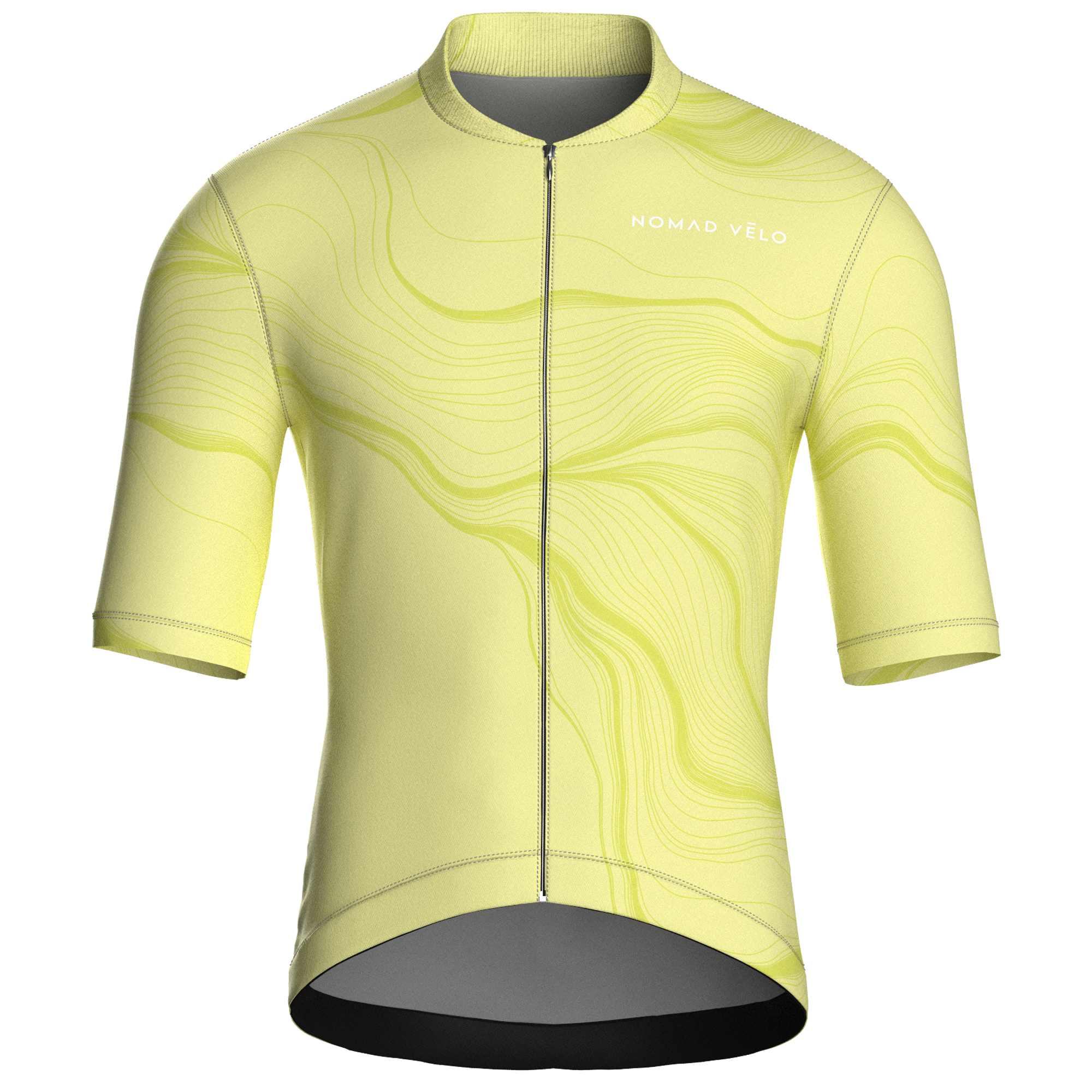 Contour Lime Jersey – Cycling Short Sleeve Race Fit