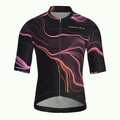 Contour Black Jersey – Cycling Short Sleeve Race Fit