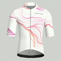 Contour White Jersey – Cycling Short Sleeve Race Fit