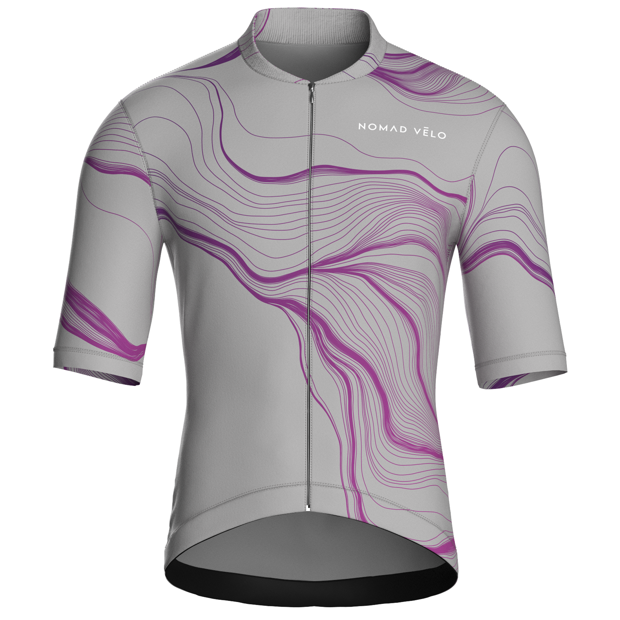 Contour Silver Jersey – Cycling Short Sleeve Race Fit