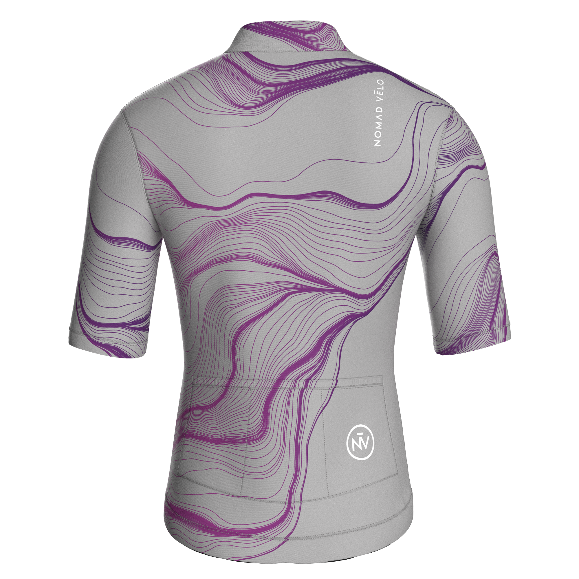 Contour Silver Jersey – Cycling Short Sleeve Race Fit