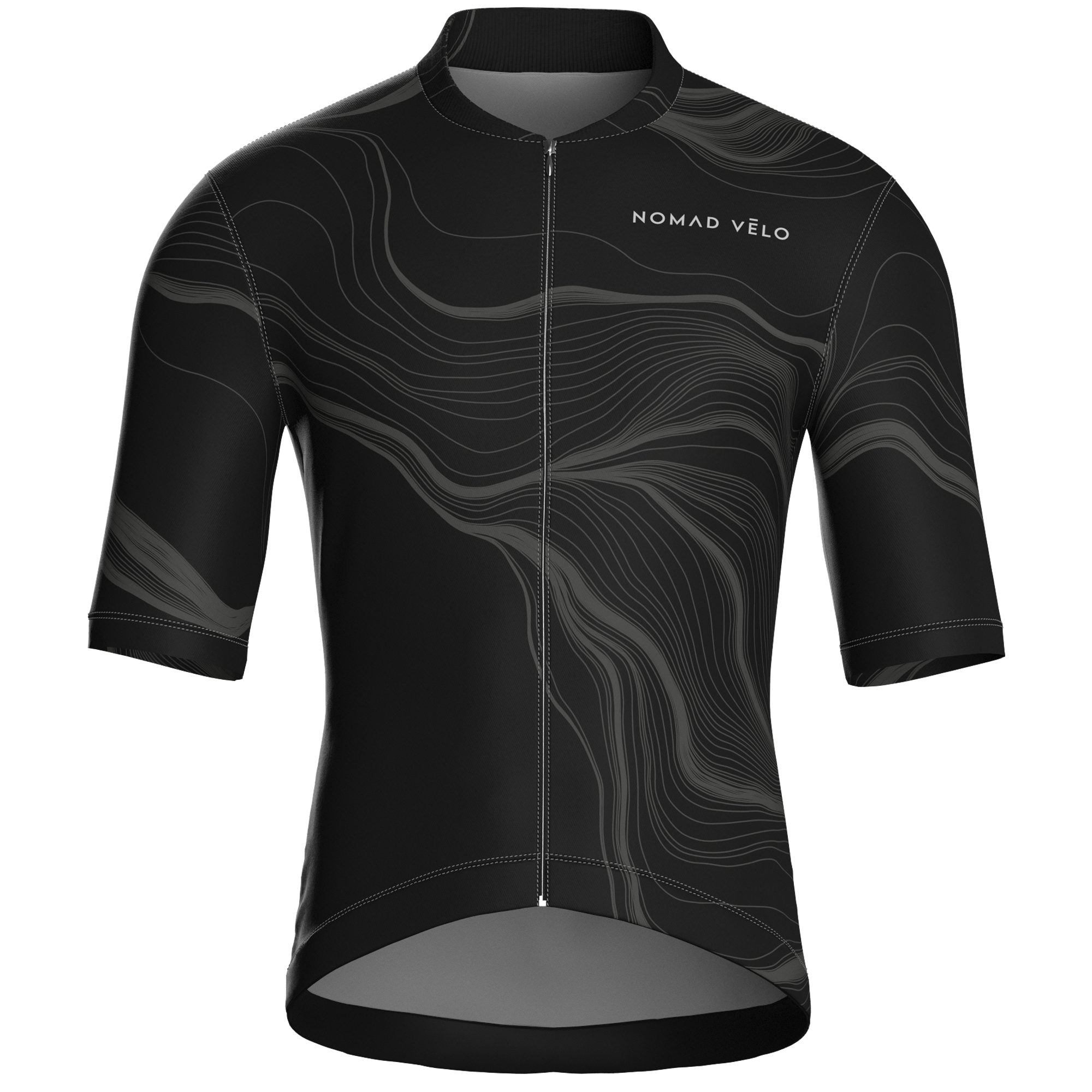 Contour Graphite Jersey – Cycling Short Sleeve Race Fit