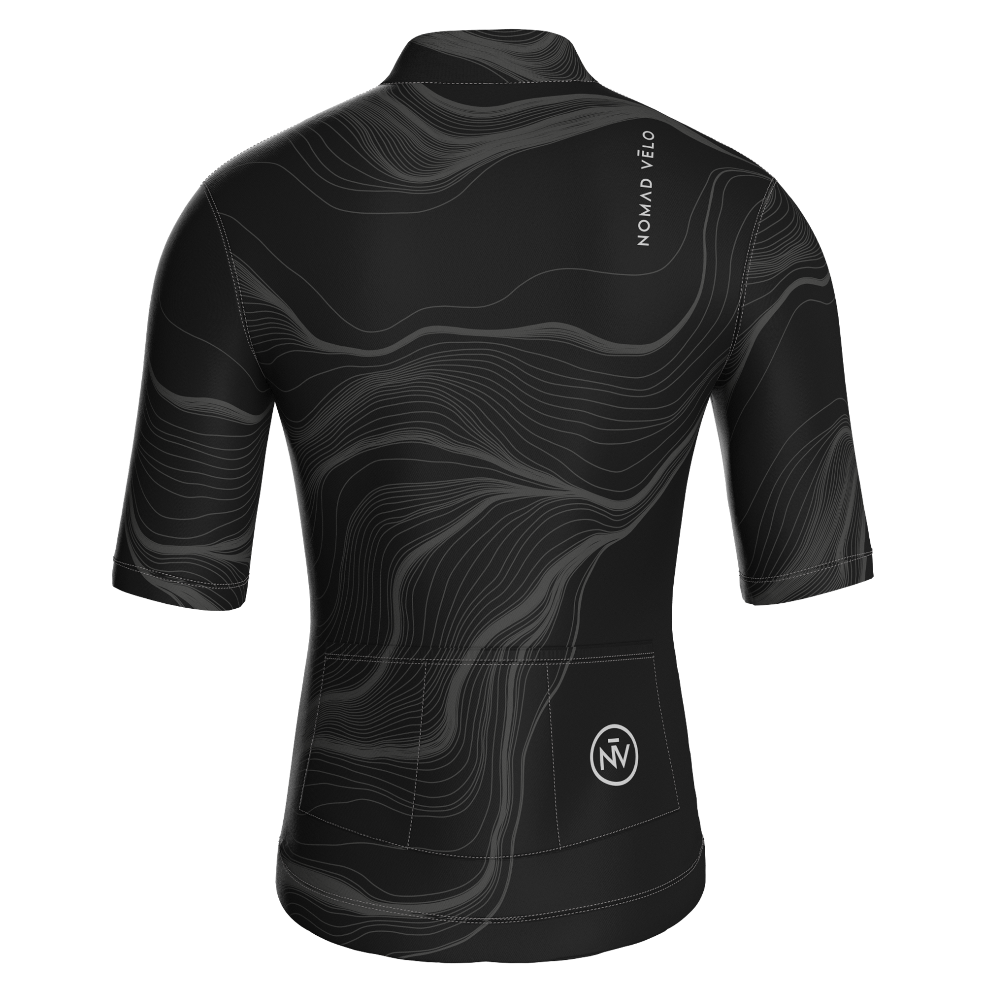 Contour Graphite Jersey – Cycling Short Sleeve Race Fit