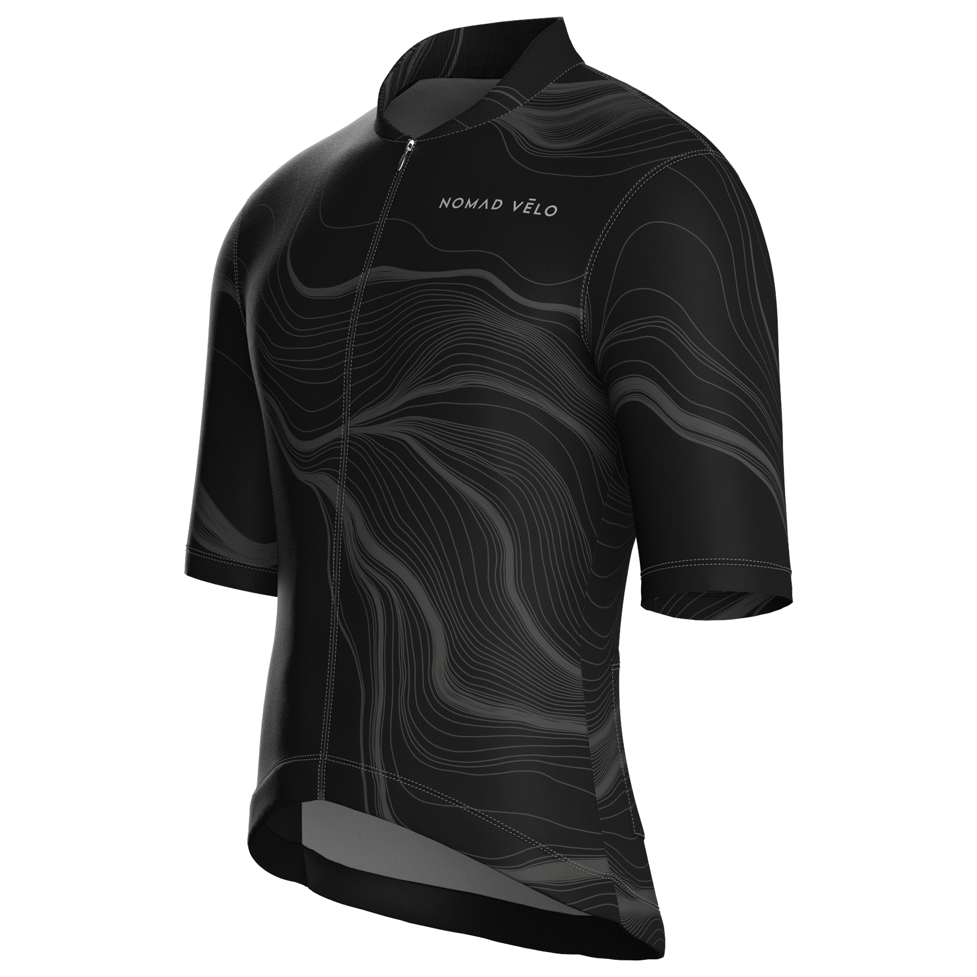 Contour Graphite Jersey – Cycling Short Sleeve Race Fit