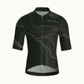 Contour Graphite Jersey – Cycling Short Sleeve Race Fit