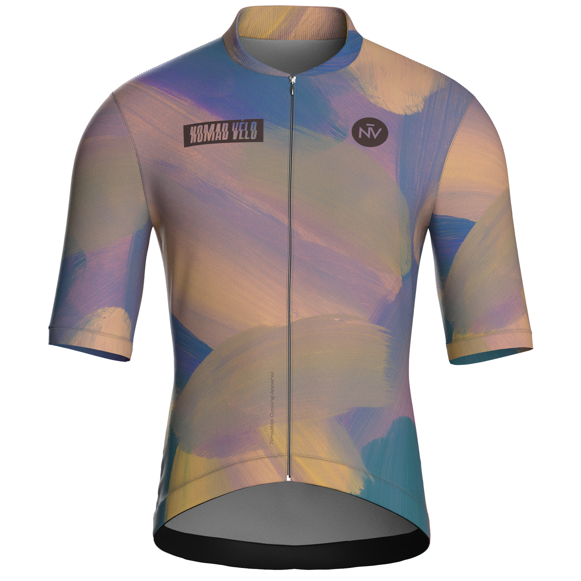 Painterly Sunset Jersey – Cycling Short Sleeve Aero Fit Sublimated Artwork