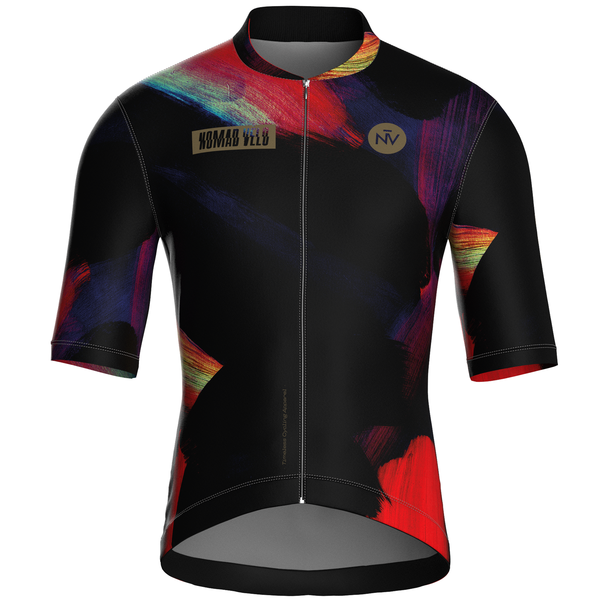 Painterly Midnight Jersey – Cycling Short Sleeve Aero Fit Sublimated Artwork
