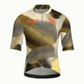 Painterly Bronze Jersey – Cycling Short Sleeve Aero Fit Sublimated Artwork