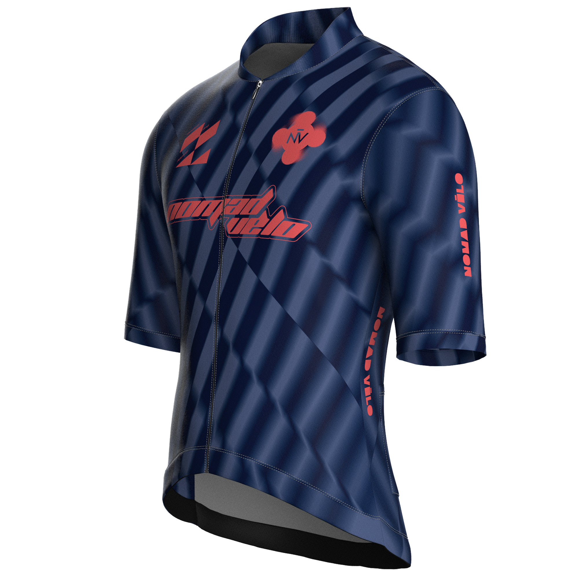 Motion Navy Jersey – Cycling Short Sleeve Race Fit