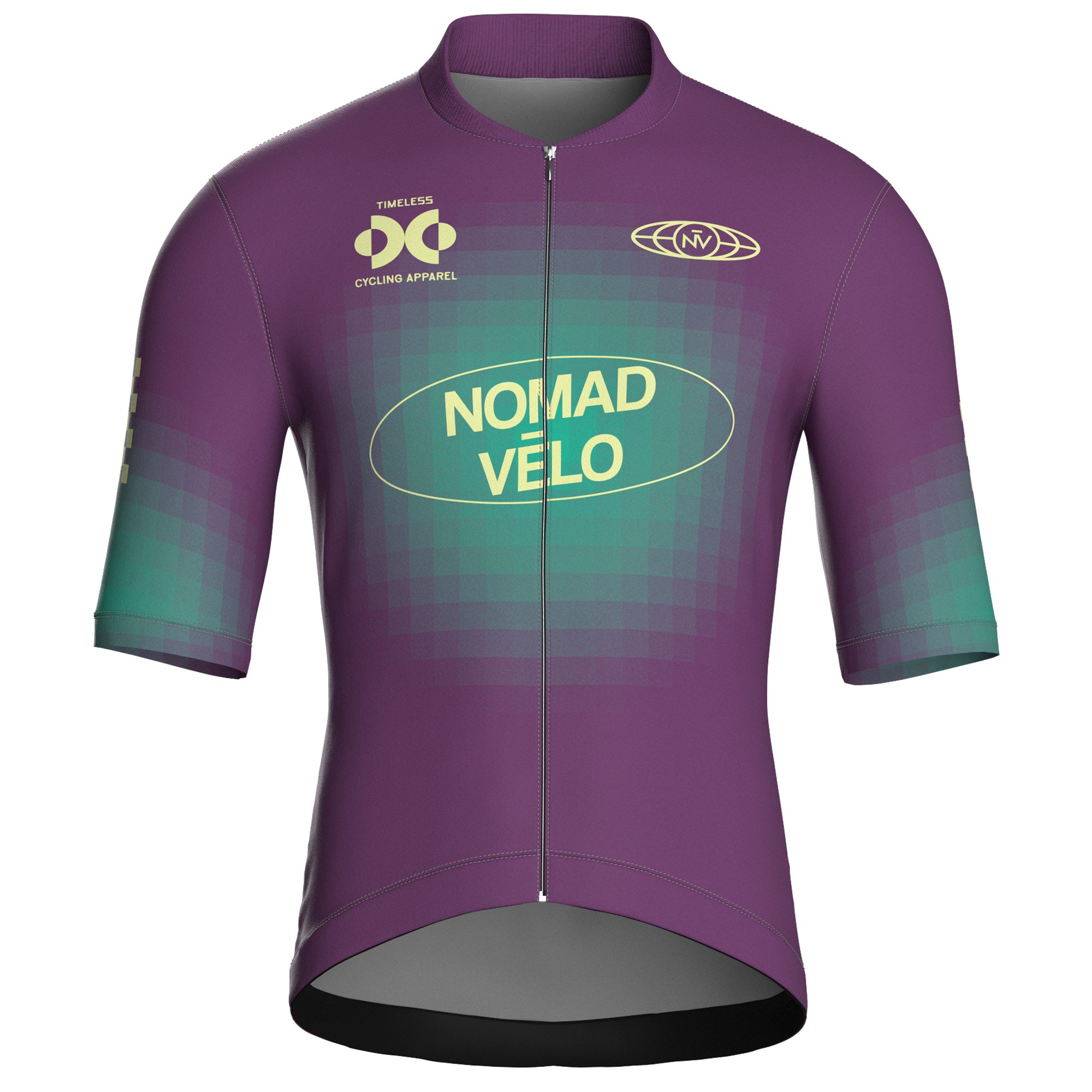 Pixel Plum Jersey – Cycling Short Sleeve Race Fit