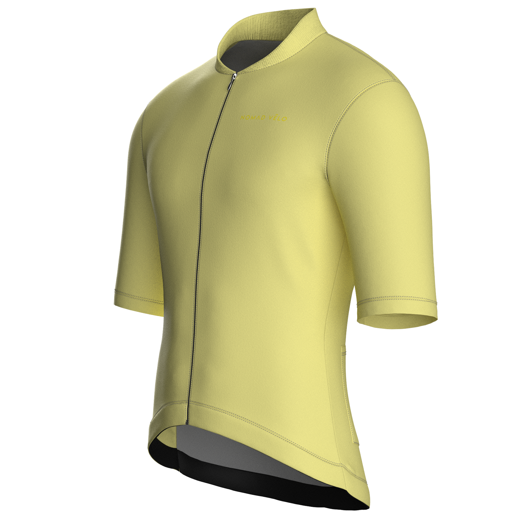 Pure Yellow Jersey – Cycling Short Sleeve Race Fit