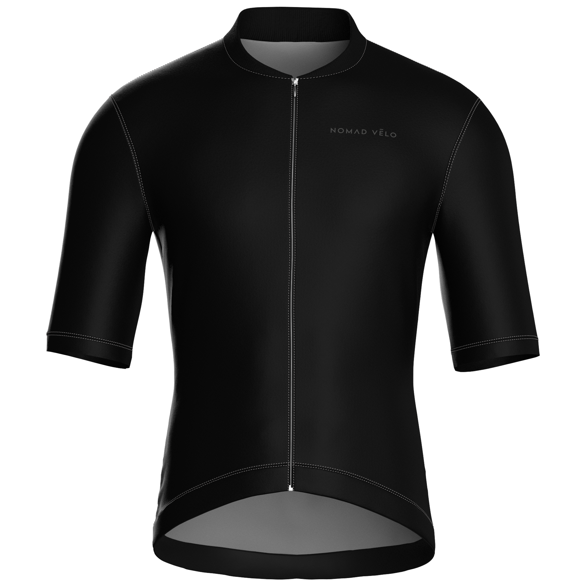 Pure Black Jersey – Cycling Short Sleeve Race Fit