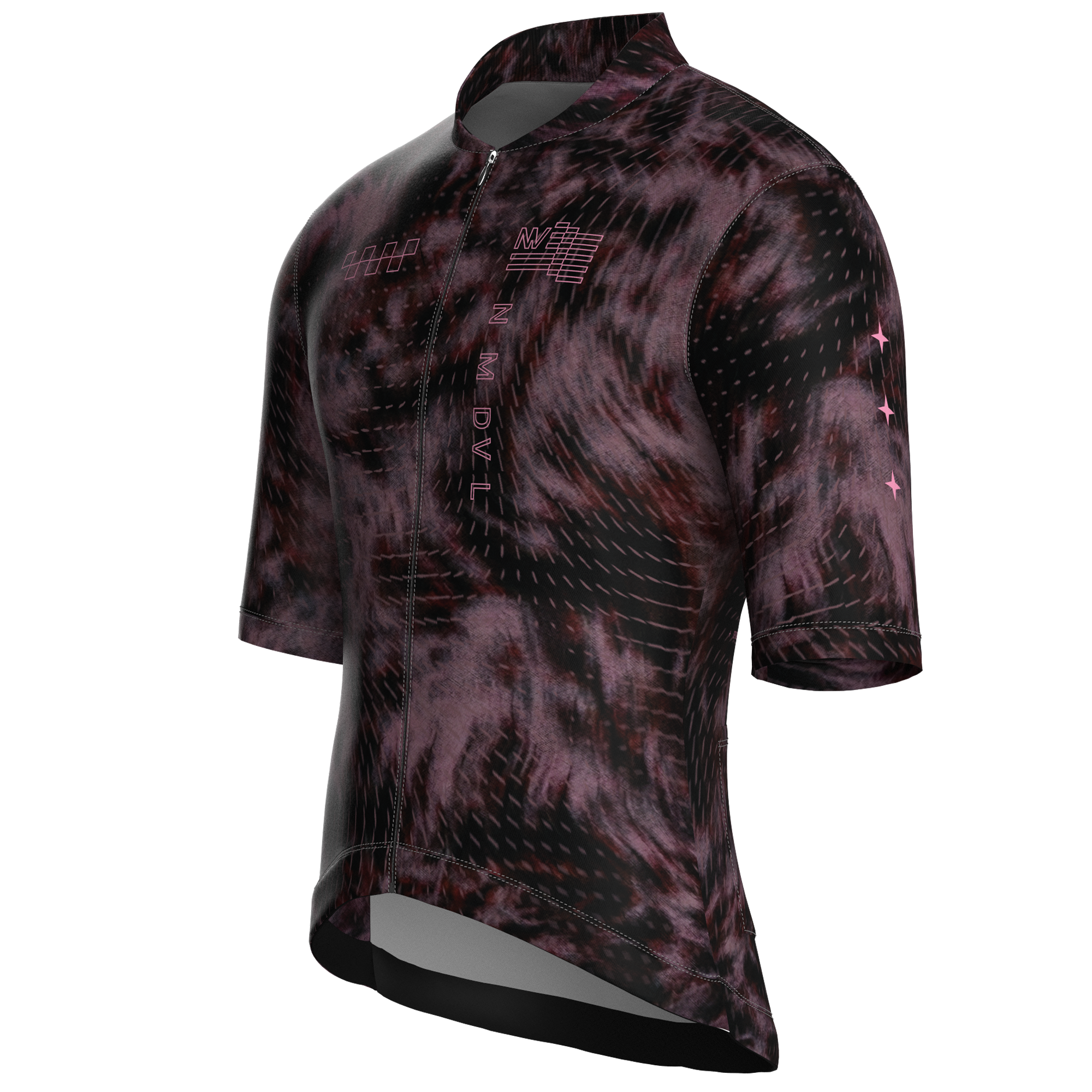 Phantom Wine Jersey – Cycling Short Sleeve Race Fit Sublimated Artwork