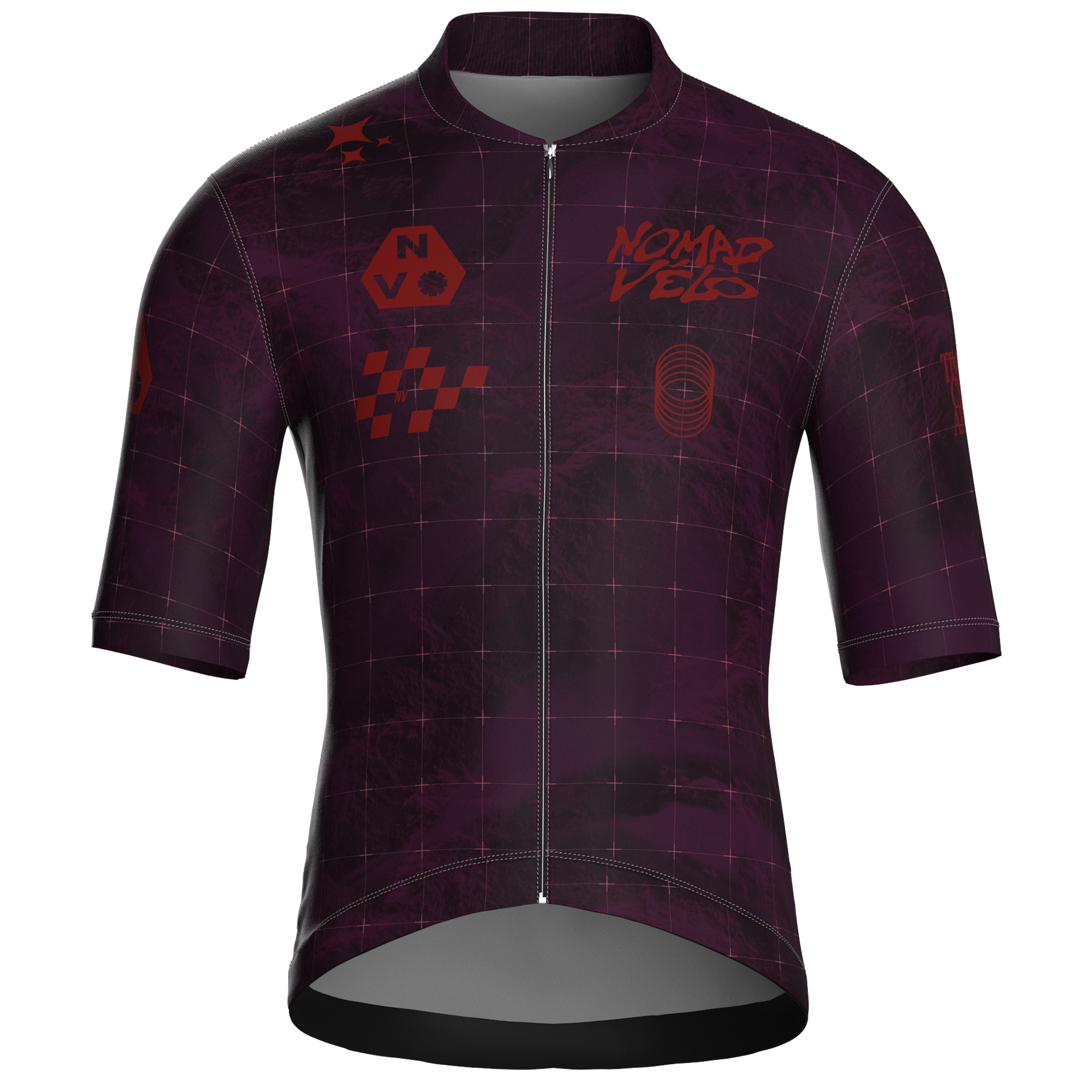 Legacy Plum Jersey – Cycling Short Sleeve Race Fit