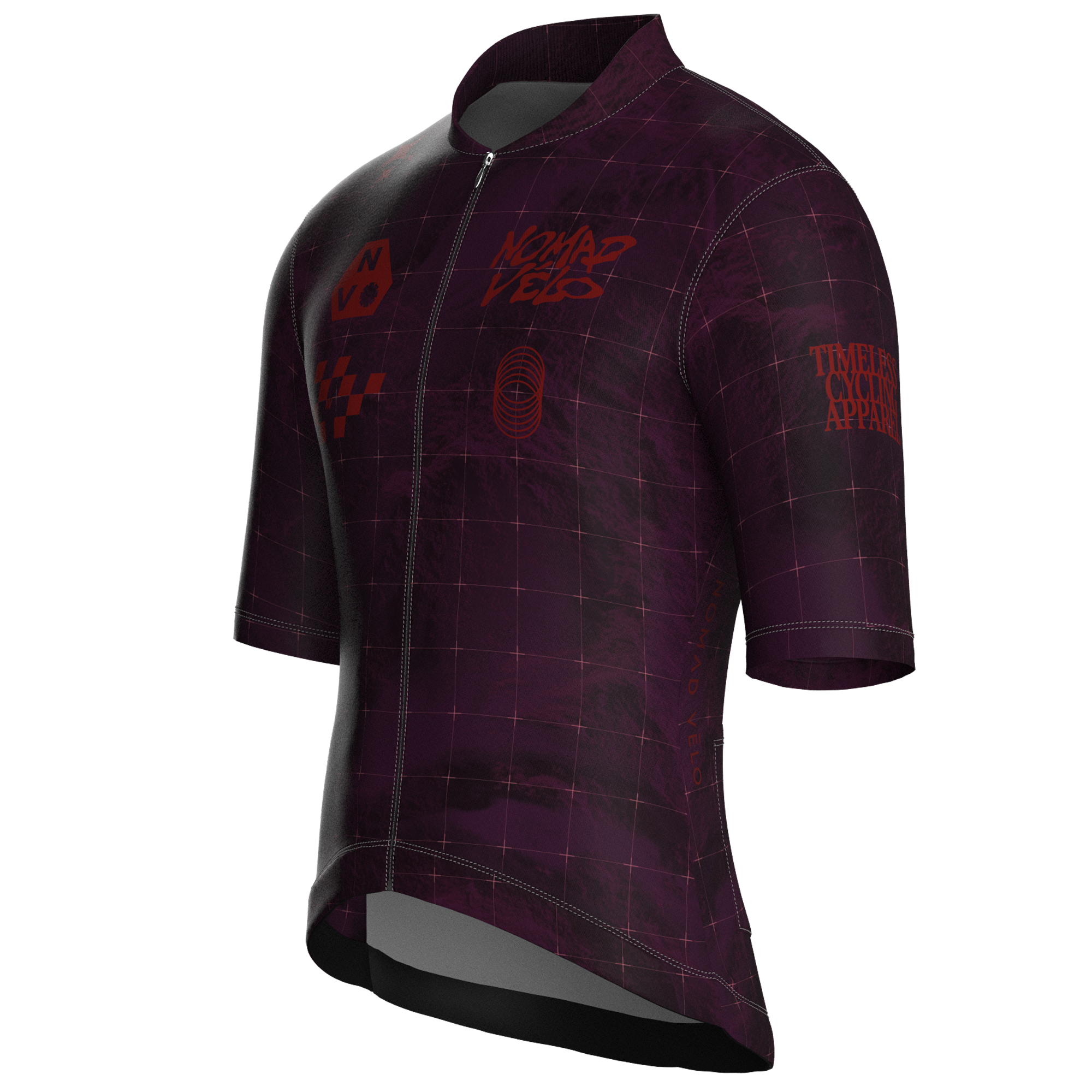 Legacy Plum Jersey – Cycling Short Sleeve Race Fit