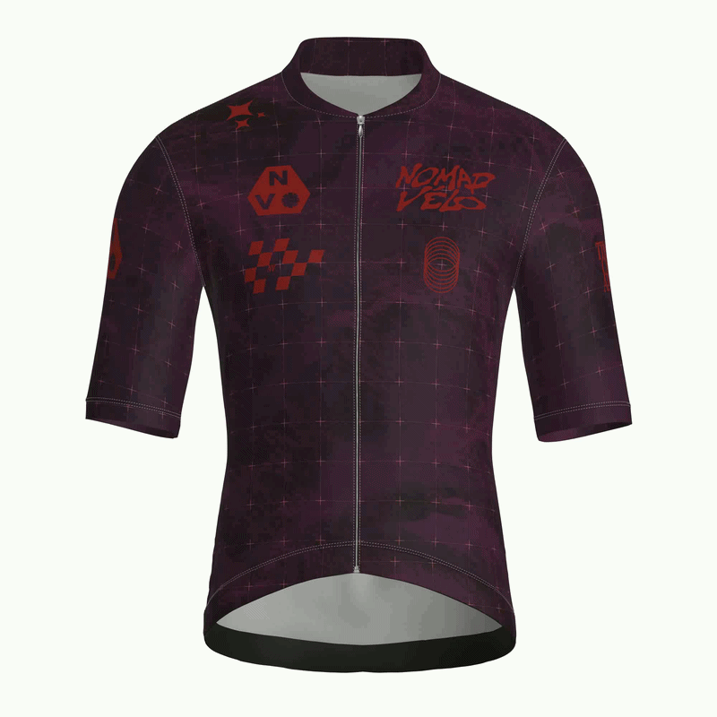 Legacy Plum Jersey – Cycling Short Sleeve Race Fit