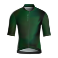 Green Fractal Aero Cycling Jersey - Green Fractal Jersey