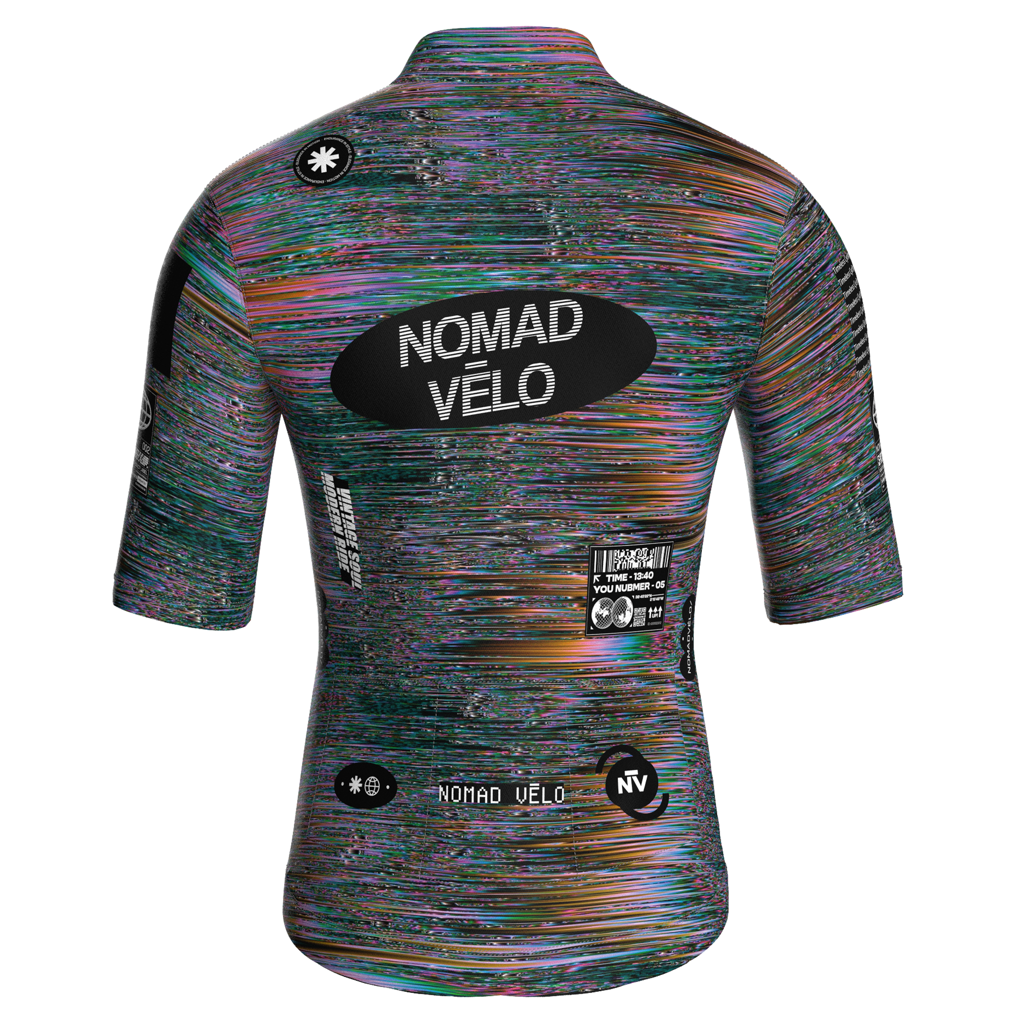Prism Black Jersey – Cycling Short Sleeve Race Fit