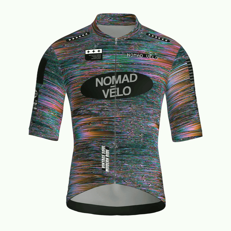 Prism Black Jersey – Cycling Short Sleeve Race Fit