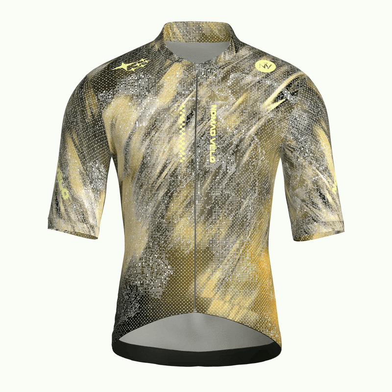 Stardust Gold Jersey – Cycling Short Sleeve Race Fit