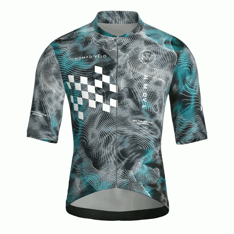 Altitude Teal Jersey – Cycling Short Sleeve Race Fit