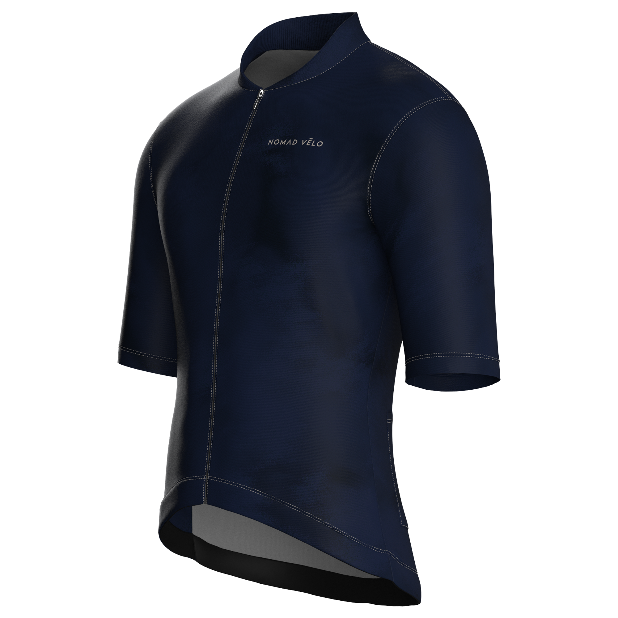 Aura Navy Jersey – Cycling Short Sleeve Race Fit