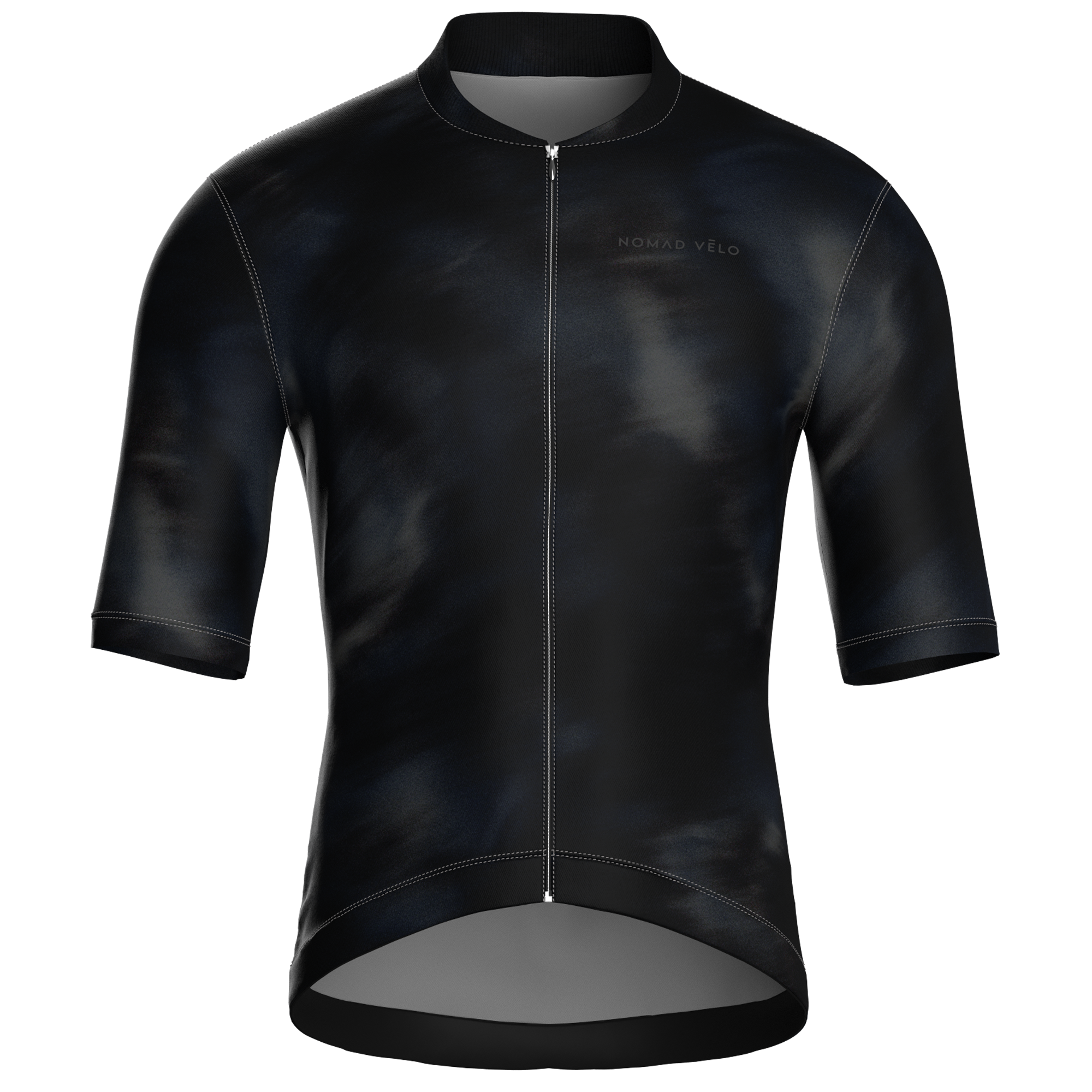 Aura Black Jersey – Cycling Short Sleeve Race Fit