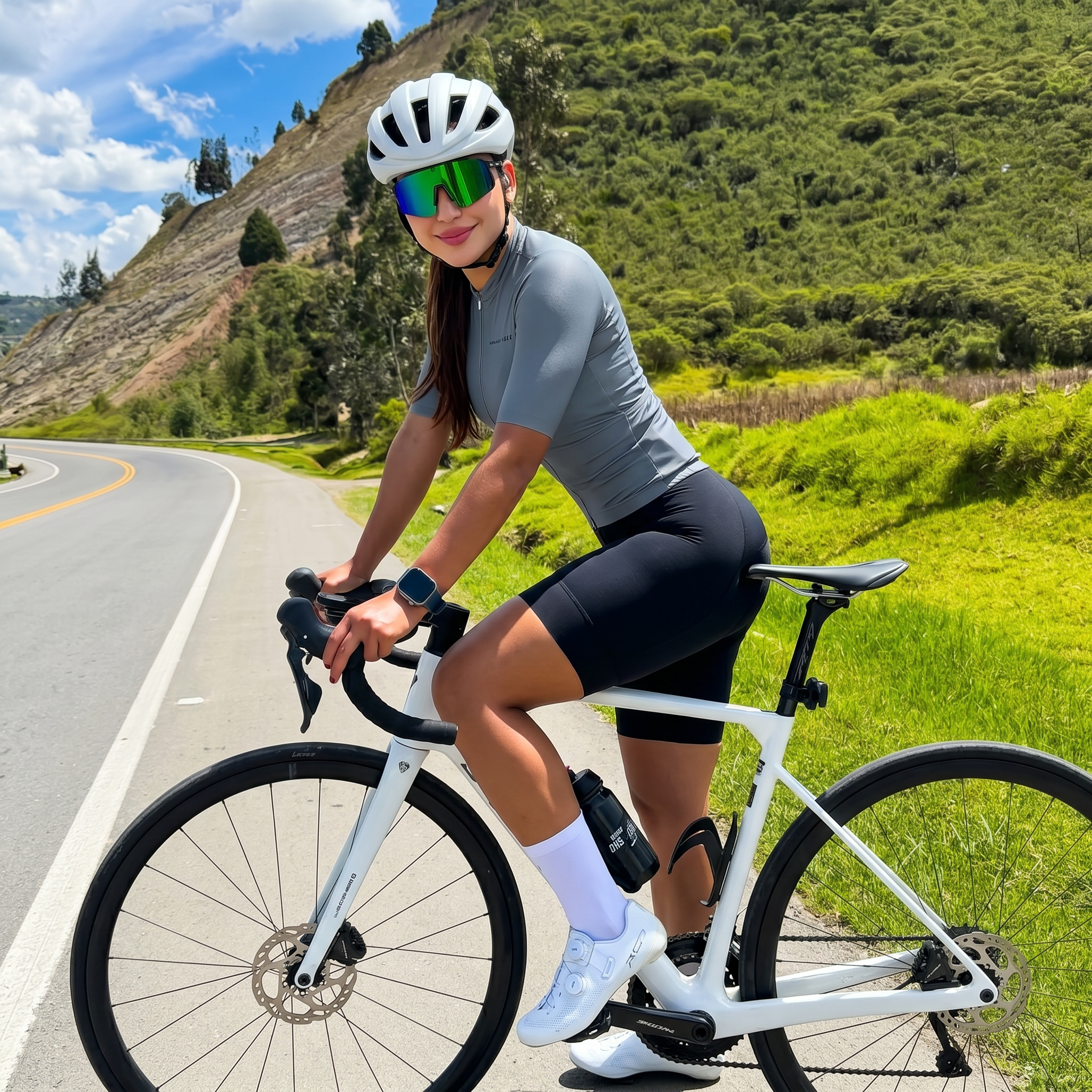 Pure Slate Jersey – Cycling Short Sleeve Race Fit