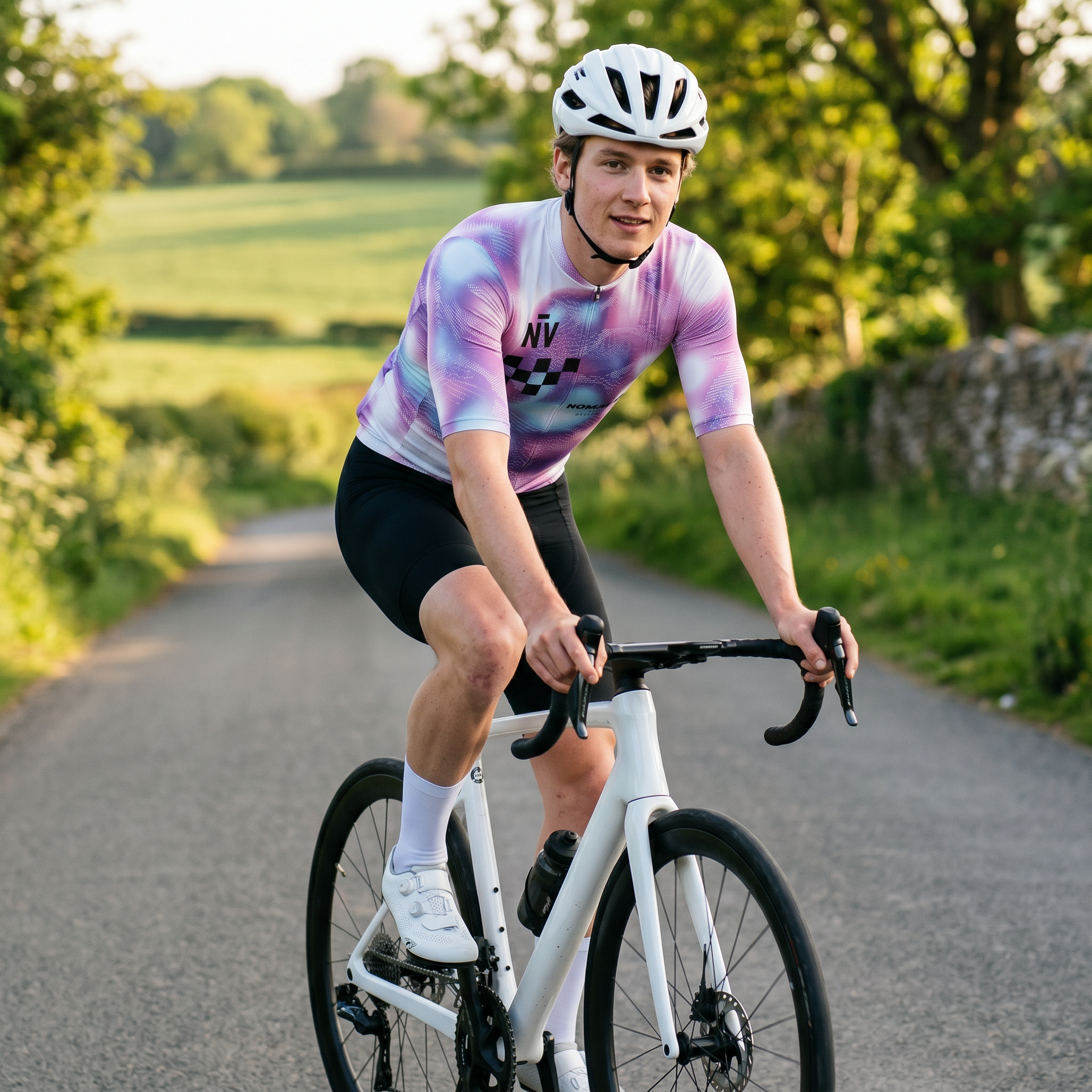 Race Lilac Short Sleeve Jersey | Nomad Vélo