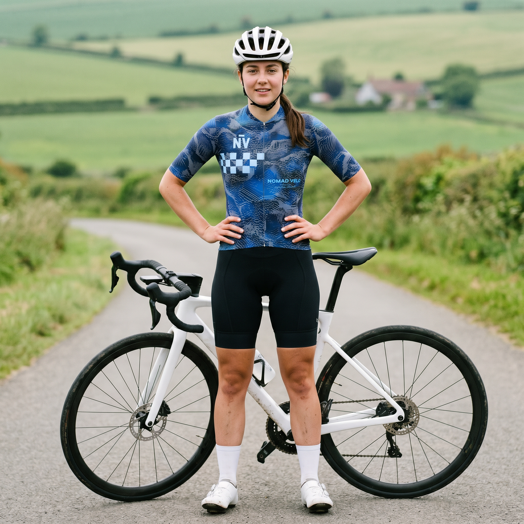 Race Navy Short Sleeve Jersey | Nomad Vélo