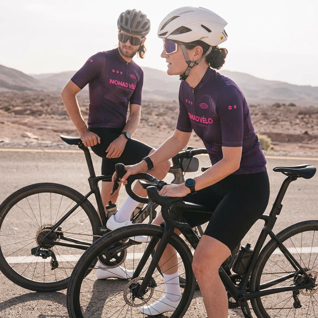 Aurora Plum Jersey – Cycling Short Sleeve Race Fit