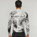 Cycling Obsidian Long Sleeve Jersey – Aero Fit Thermal Black Sleek Design Winter | Nomad Vélo
