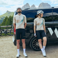 Aurora Cream Jersey – Cycling Short Sleeve Race Fit