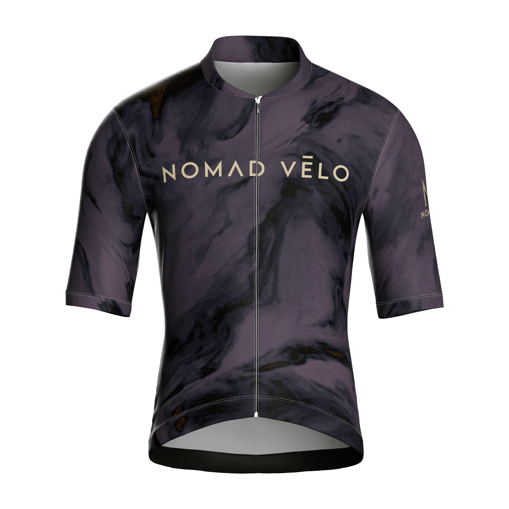 Obsidian Black Short Sleeve Jersey | Nomad Vélo
