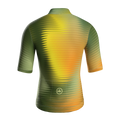 Yellow Fractal Aero Cycling Jersey