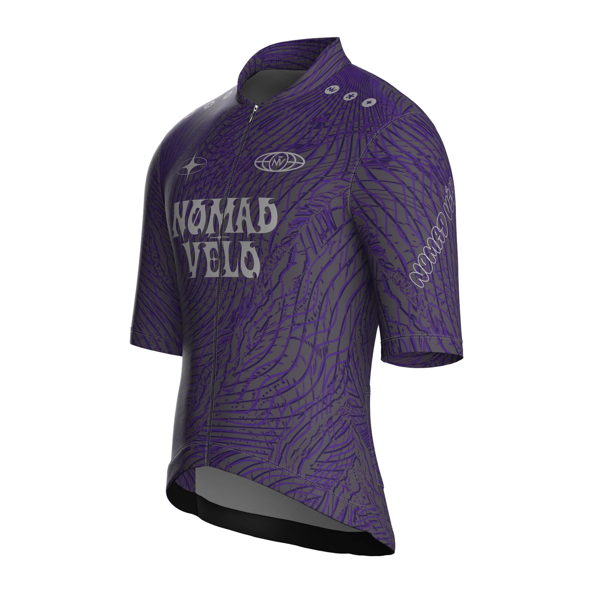 Coco Purple Short Sleeve Jersey | Nomad Vélo