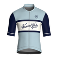 Vintage Turquoise Navy Short Sleeve Jersey | Nomad Vélo