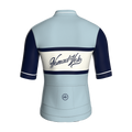 Vintage Turquoise Navy Short Sleeve Jersey | Nomad Vélo