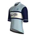 Vintage Turquoise Navy Short Sleeve Jersey | Nomad Vélo