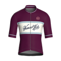 Vintage Burgundy Short Sleeve Jersey | Nomad Vélo
