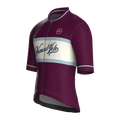 Vintage Burgundy Short Sleeve Jersey | Nomad Vélo