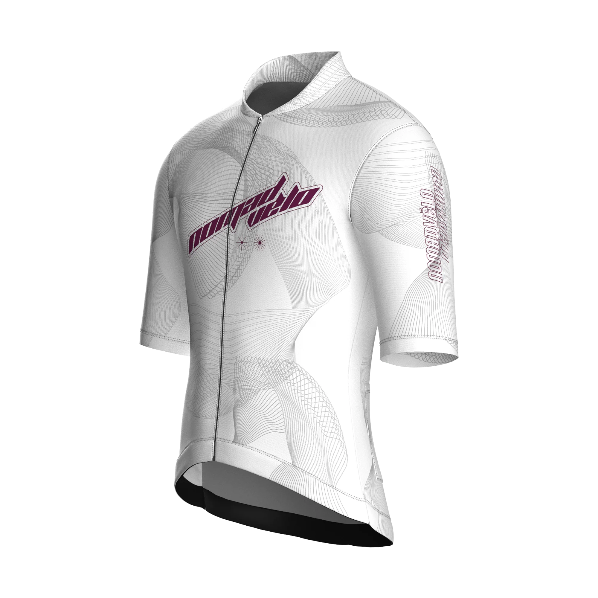 Breakaway White Short Sleeve Jersey | Nomad Vélo