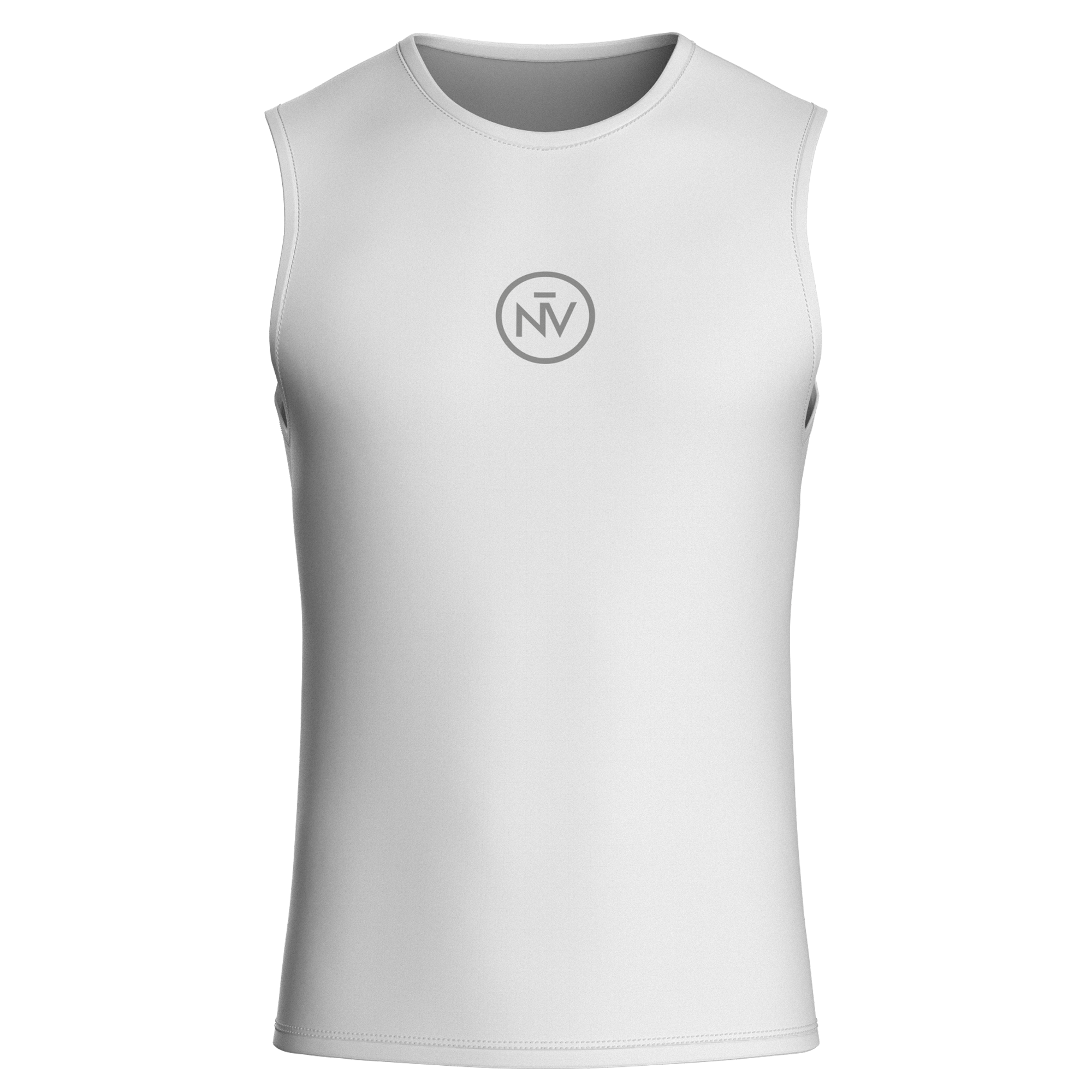 Essential White Base Layer – Cycling Sleeveless Slim Fit Lightweight