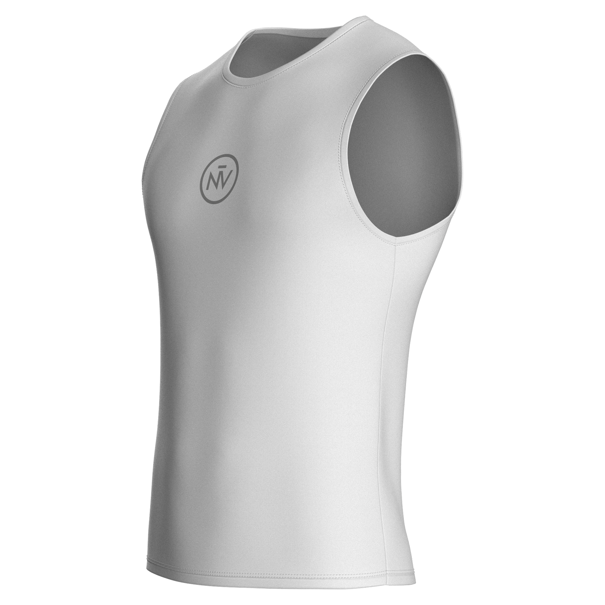 Essential White Base Layer – Cycling Sleeveless Slim Fit Lightweight