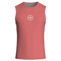 Essential Orange Base Layer – Cycling Sleeveless Slim Fit Lightweight