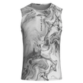 Marble Monochrome Base Layer – Cycling Sleeveless Slim Fit Lightweight