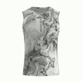 Marble Monochrome Base Layer – Cycling Sleeveless Slim Fit Lightweight