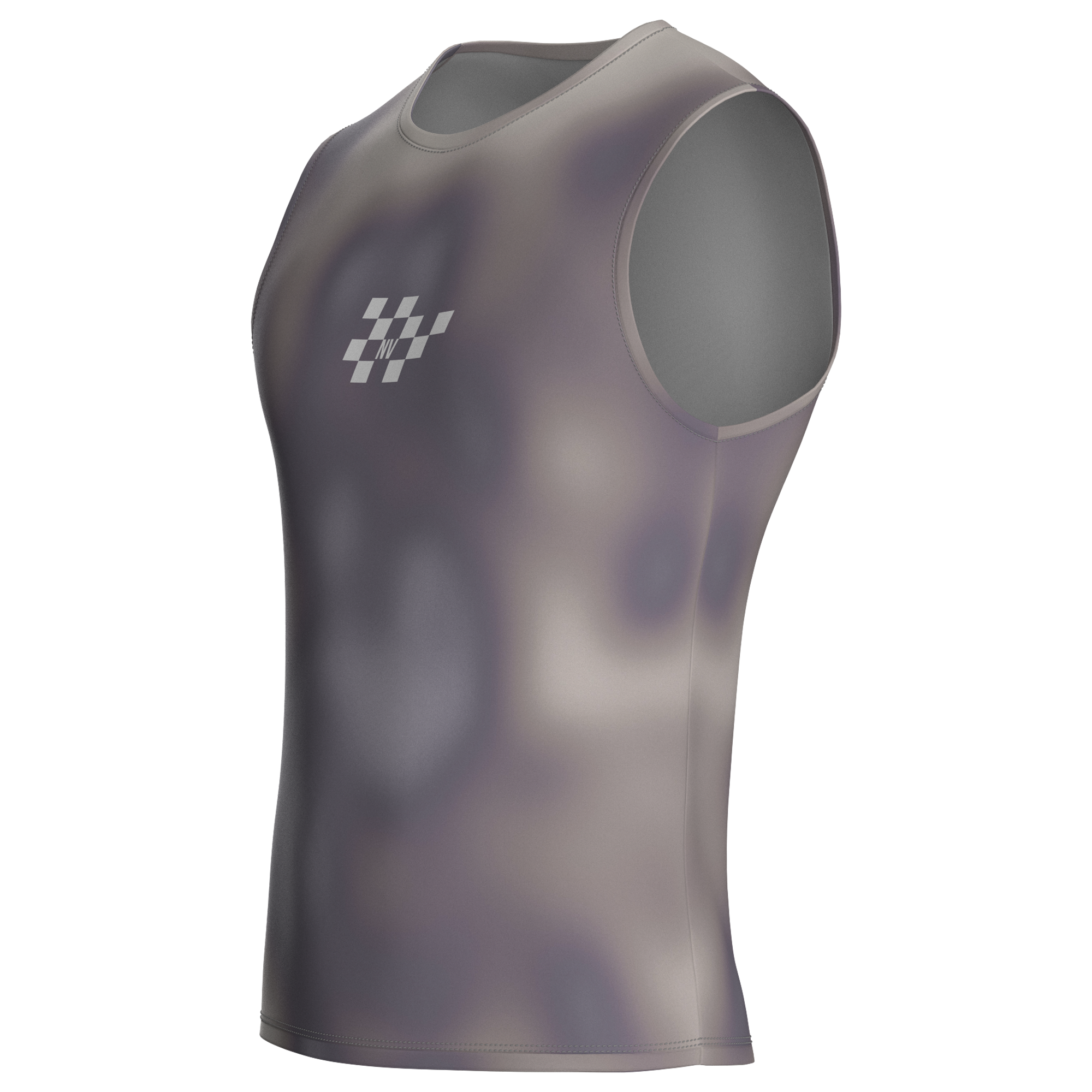 Blur Camo Base Layer – Cycling Sleeveless Slim Fit Lightweight