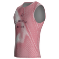 Elegance Red Halftone Base Layer – Cycling Sleeveless Slim Fit Lightweight